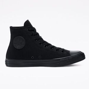 High top black converse